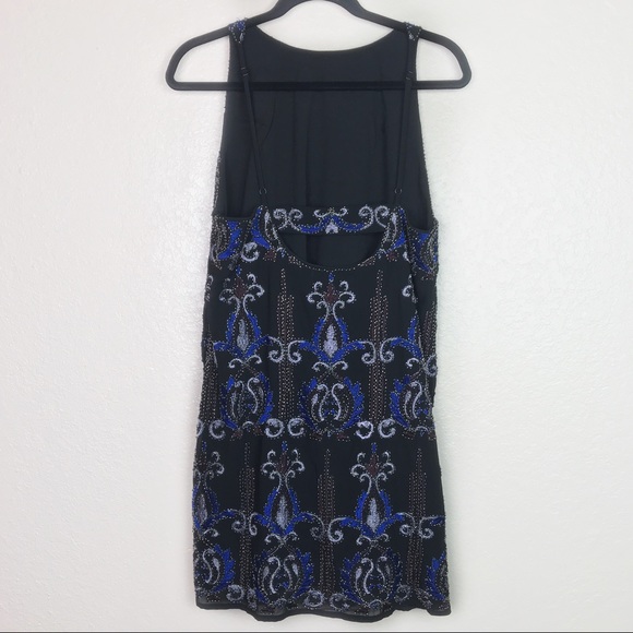 Francesca’s Collection Beaded & Embroidered Dress - Picture 4 of 8